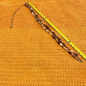 Beaded Belt with Earthy Tones